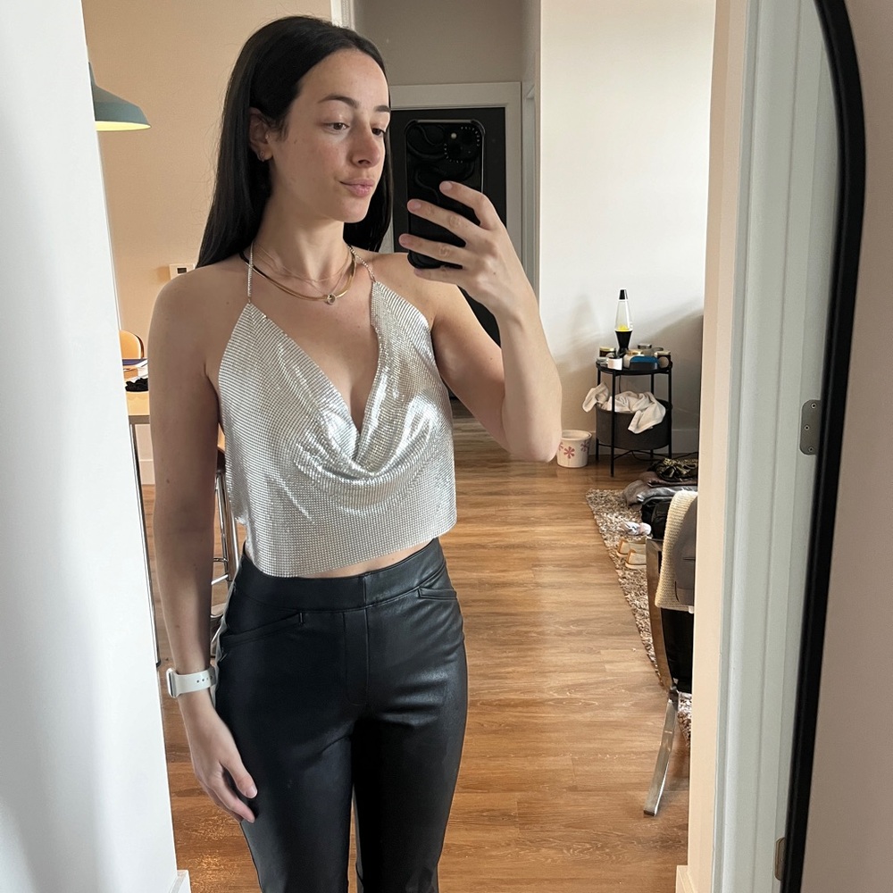 Open Back Chain Link Top